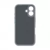 Evelatus Apple iPhone 16 Funda de silicona Soft Touch con soporte y MagSafe Plata