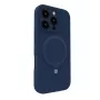 Evelatus Apple iPhone 16 Pro Premium Magsafe con soporte Funda de silicona Soft Touch Azul oscuro