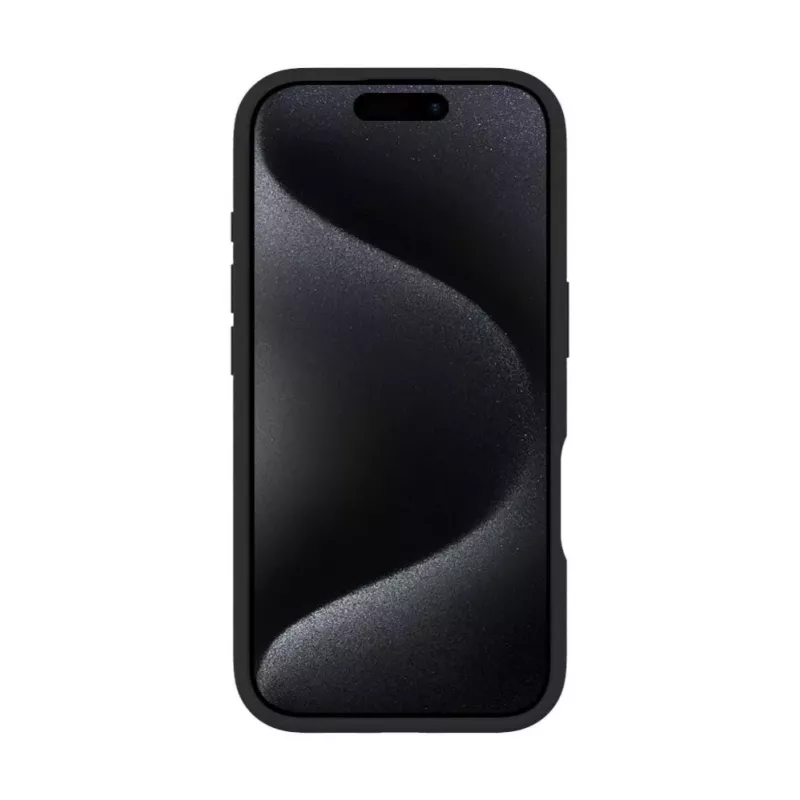 Evelatus Apple iPhone 16 Pro Max Premium MagSafe con soporte Funda de silicona Soft Touch Negro