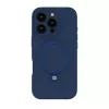 Evelatus Apple iPhone 16 Pro Max Premium MagSafe con soporte Funda de silicona Soft Touch Azul oscuro