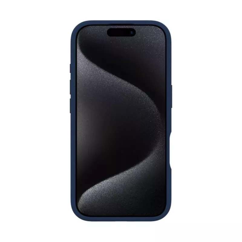 Evelatus Apple iPhone 16 Pro Max Premium MagSafe con soporte Funda de silicona Soft Touch Azul oscuro