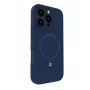 Evelatus Apple iPhone 16 Pro Max Premium MagSafe con soporte Funda de silicona Soft Touch Azul oscuro