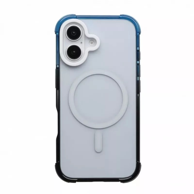 Evelatus Apple iPhone 16 Funda MagSafe Defender con degradado Negro Azul