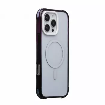 Evelatus Apple iPhone 16 Pro Max Defender Gradient Color MagSafe Funda Trasera Negro Morado