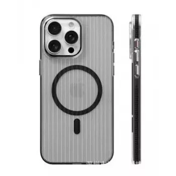 Evelatus Apple iPhone 16 Pro Max Suitcase MagSafe Funda Transparente Negro