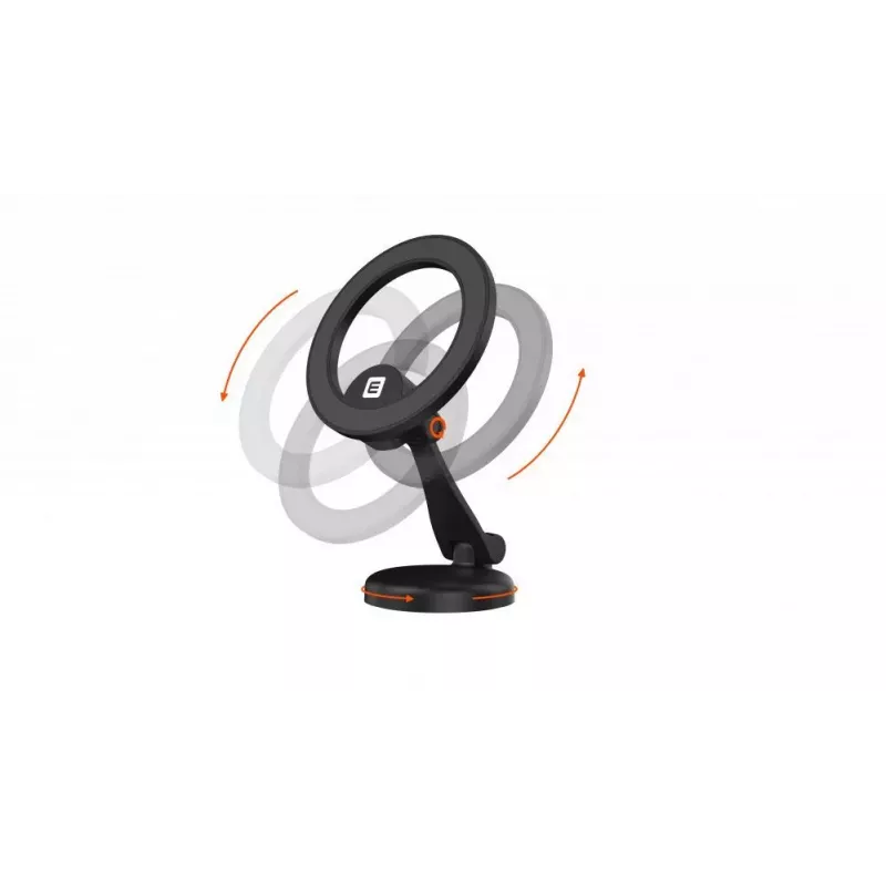Evelatus Soporte Magnético para Coche 360° con 34 Imanes EVECHMSM Negro