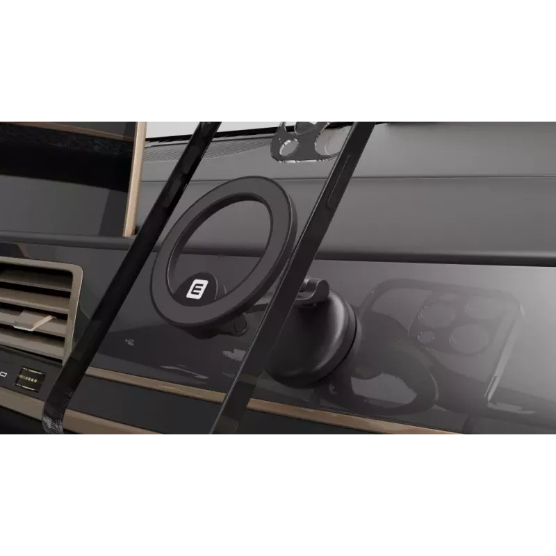 Evelatus Soporte Magnético para Coche 360° con 34 Imanes EVECHMSM Negro
