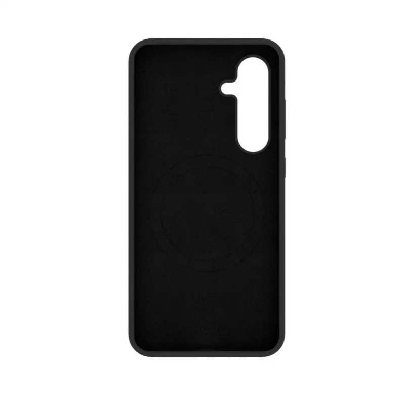 Evelatus Samsung Galaxy S24 FE Funda de Silicona Premium Magnetic Soft Touch Negro