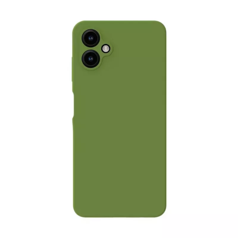 Evelatus Samsung Galaxy A06 5G Funda de Silicona Premium Magnetic Soft Touch Army Green
