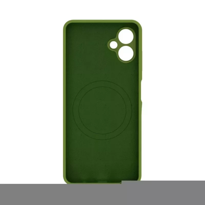 Evelatus Samsung Galaxy A06 5G Funda de Silicona Premium Magnetic Soft Touch Army Green