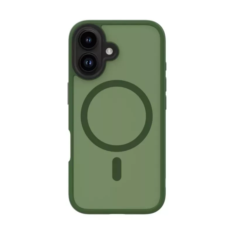 Evelatus Funda Híbrida con MagSafe PC+TPU Verde Apple iPhone 16