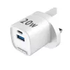 Evelatus Adaptador QuickVolt 20W UK/HK Blanco