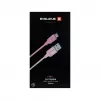 Evelatus Cable USB-A a USB-C 2M Nylon Trenzado Carcasa de Aluminio Rosa