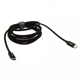 Evelatus Cable Flex Pro USB 2.0 Type-C a Type-C 2M 100W 5A Negro
