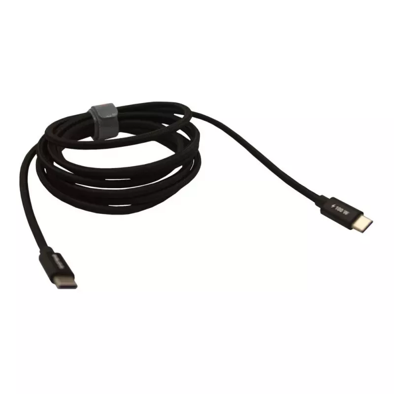 Evelatus Cable Flex Pro USB 2.0 Type-C a Type-C 2M 100W 5A Negro