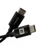 Evelatus Cable Magnético E-Mag Power 60W USB-C a USB-C 1,2m Negro