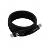 Evelatus Cable Magnético E-Mag Power 60W USB-C a USB-C 1,2m Negro