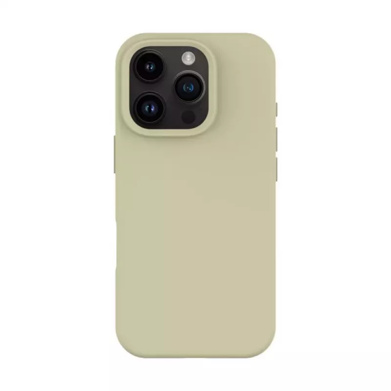 Evelatus Funda de Silicona Soft Touch con MagSafe Premium Natural Titanium Apple iPhone 16 Pro
