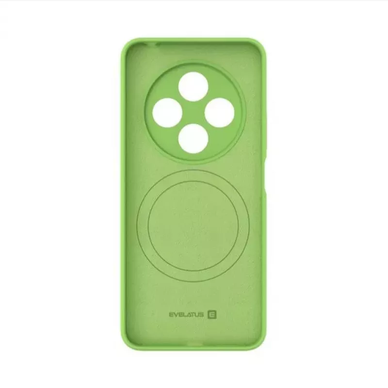 Evelatus Funda de Silicona Soft Touch Magnética Premium Verde Xiaomi Redmi 14C 4G/14C 5G/Redmi A4/POCO C75