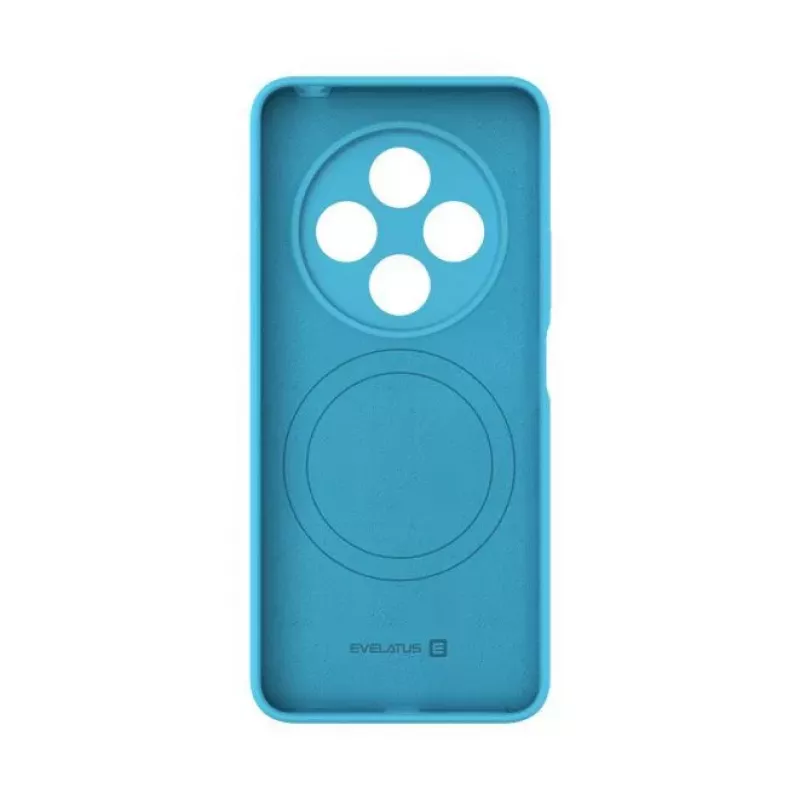 Evelatus Funda de Silicona Soft Touch Magnética Premium Azul Xiaomi Redmi 14C 4G/14C 5G/Redmi A4/POCO C75