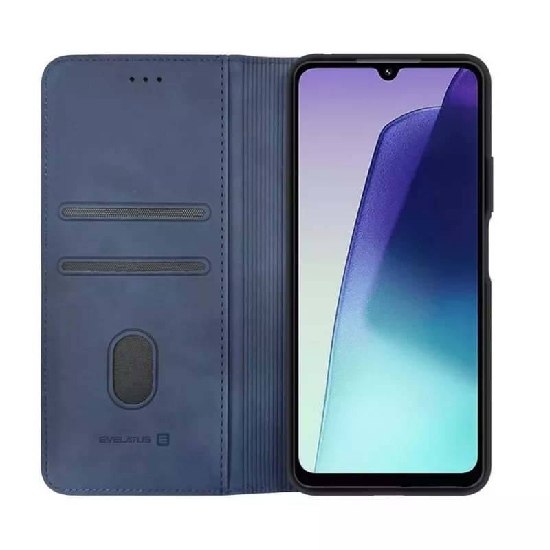 Evelatus Funda tipo libro para Xiaomi Redmi 14C 4G/14C 5G/Redmi A4/POCO C75 - Azul oscuro