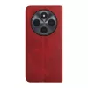 Evelatus Funda tipo libro de piel PU para Xiaomi Redmi 14C 4G/14C 5G/Redmi A4/POCO C75 roja