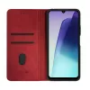 Evelatus Funda tipo libro de piel PU para Xiaomi Redmi 14C 4G/14C 5G/Redmi A4/POCO C75 roja