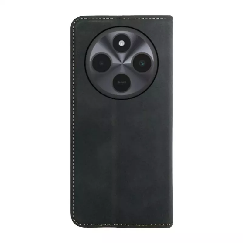 Evelatus Funda tipo libro para Xiaomi Redmi 14C 4G/14C 5G/Redmi A4/POCO C75 negra