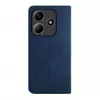 Evelatus Funda tipo libro de piel PU para Xiaomi Redmi Note 14 5G azul oscuro