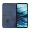Evelatus Funda tipo libro de piel PU para Xiaomi Redmi Note 14 5G azul oscuro