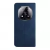 Evelatus Funda tipo libro para Xiaomi Redmi Note 14 Pro Plus azul oscuro