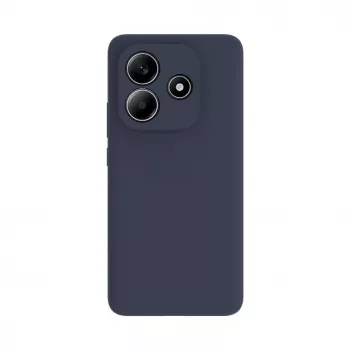 Evelatus Funda de silicona Soft Touch magnética Premium para Xiaomi Redmi Note 14 azul oscuro