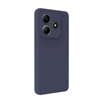 Evelatus Funda de silicona Soft Touch magnética Premium para Xiaomi Redmi Note 14 azul oscuro