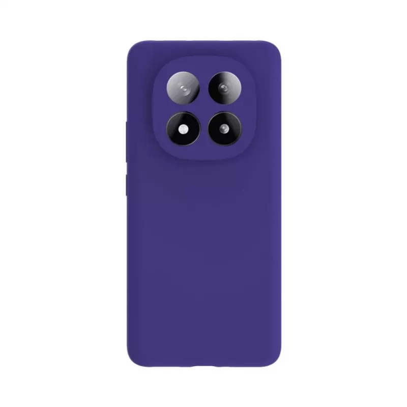 Evelatus Funda de silicona Soft Touch magnética Premium para Xiaomi Redmi Note 14 Pro 4G/Poco X7 morada