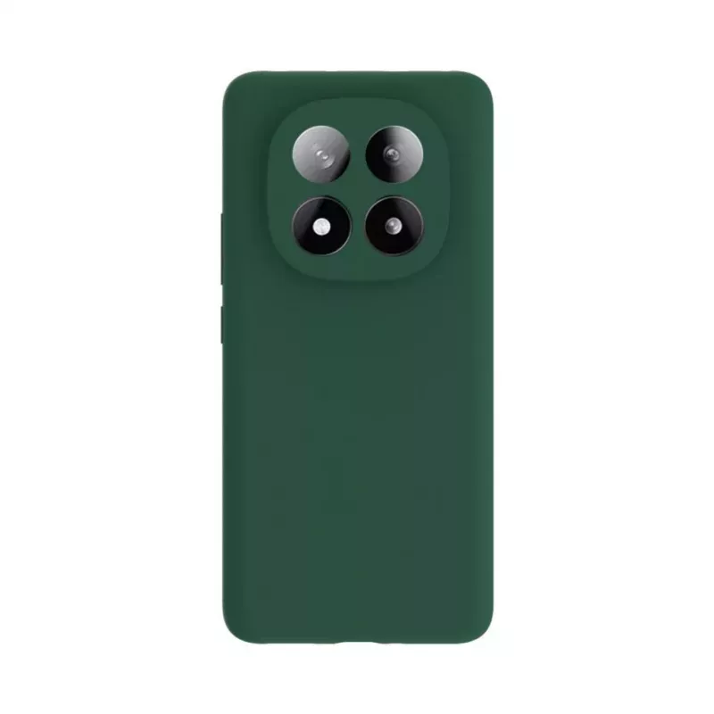 Evelatus Funda de silicona Soft Touch magnética Premium para Xiaomi Redmi Note 14 Pro 4G/Poco X7 verde