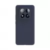Evelatus Funda de silicona Soft Touch magnética Premium para Xiaomi Redmi Note 14 Pro Plus azul oscuro