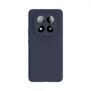 Evelatus Funda de silicona Soft Touch magnética Premium para Xiaomi Redmi Note 14 Pro Plus azul oscuro