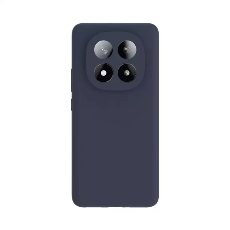 Evelatus Funda de silicona Soft Touch magnética Premium para Xiaomi Redmi Note 14 Pro Plus azul oscuro