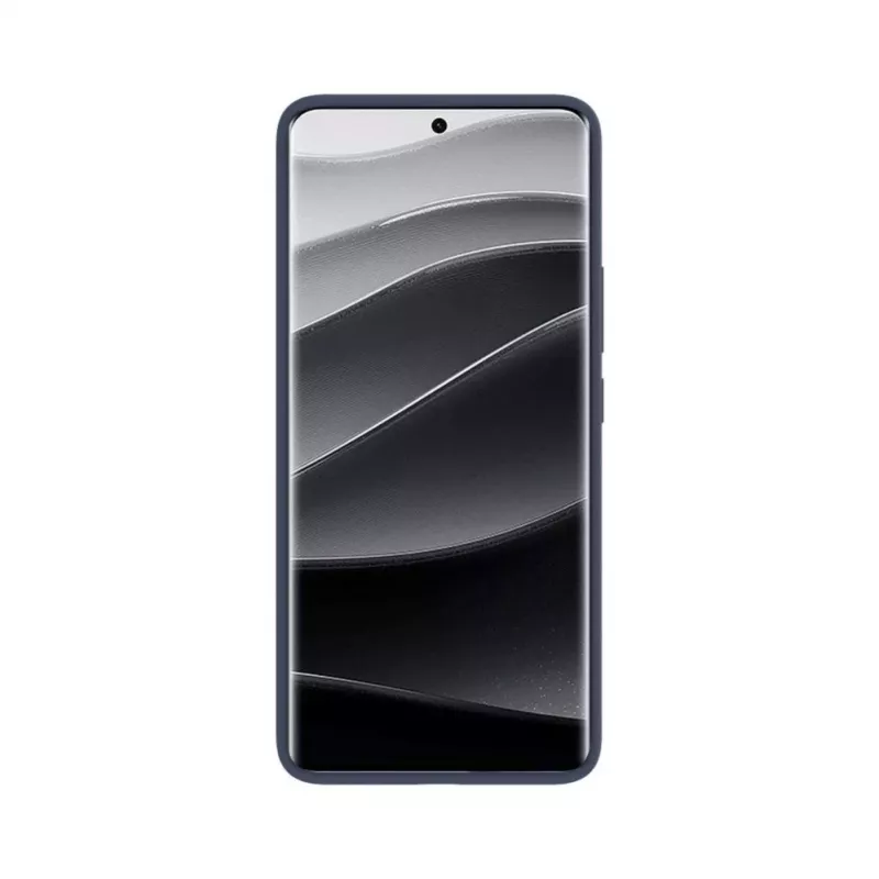 Evelatus Funda de silicona Soft Touch magnética Premium para Xiaomi Redmi Note 14 Pro Plus azul oscuro