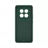 Evelatus Funda de silicona Soft Touch magnética Premium para Xiaomi Redmi Note 14 Pro Plus verde