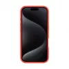 Evelatus Funda de silicona Soft Touch Premium con MagSafe y soporte para Apple iPhone 16 roja