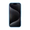Evelatus Funda de silicona Soft Touch Premium con MagSafe y soporte para Apple iPhone 16 azul