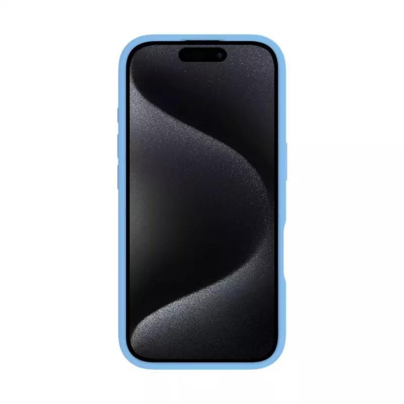 Evelatus Funda de silicona Soft Touch Premium con MagSafe y soporte para Apple iPhone 16 azul