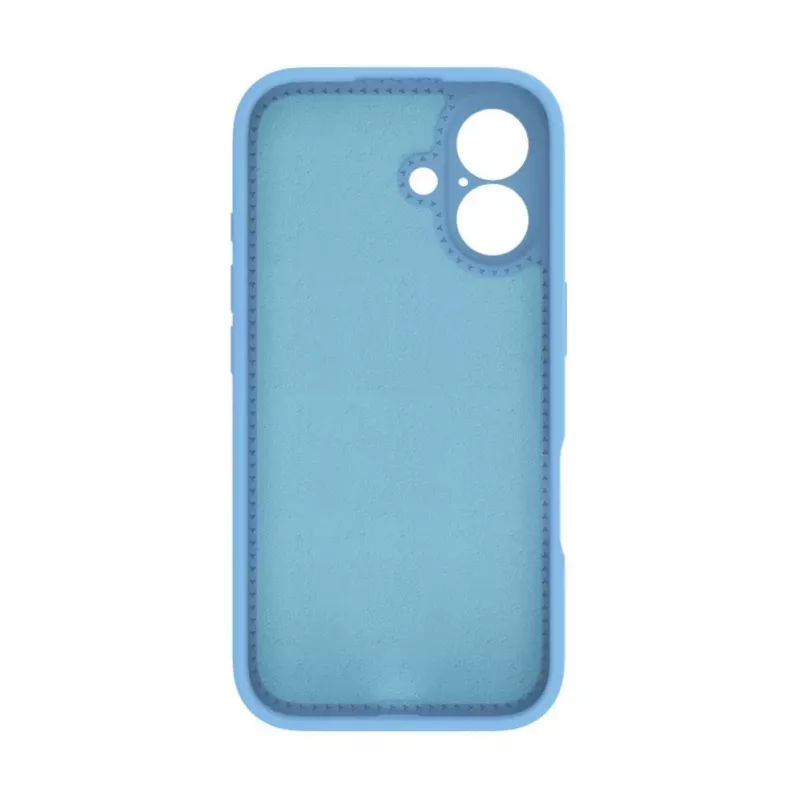 Evelatus Funda de silicona Soft Touch Premium con MagSafe y soporte para Apple iPhone 16 azul