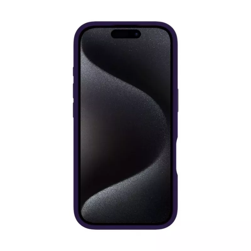 Evelatus Funda de silicona Soft Touch Premium con MagSafe y soporte para Apple iPhone 16 morada