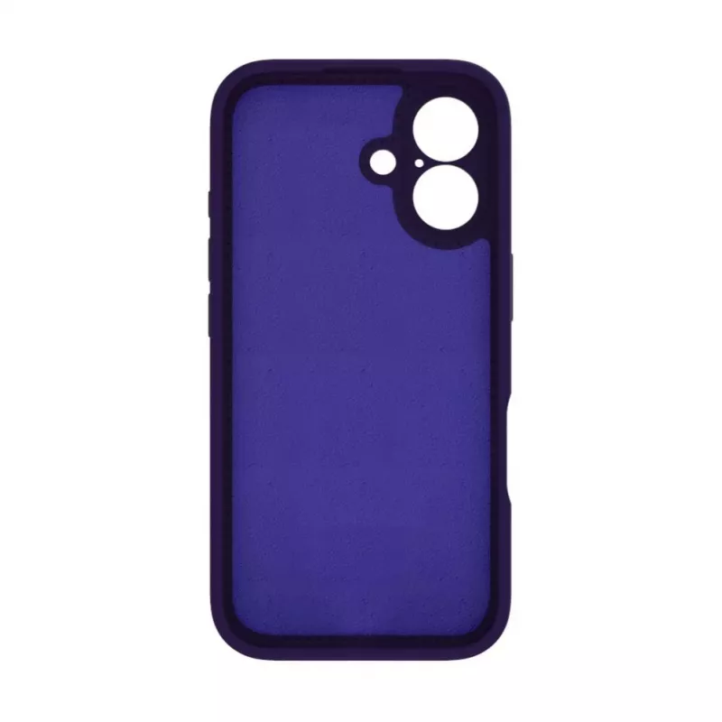 Evelatus Funda de silicona Soft Touch Premium con MagSafe y soporte para Apple iPhone 16 morada