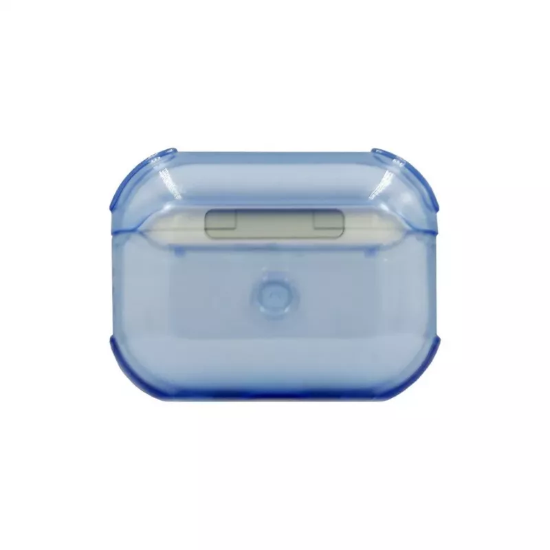 Evelatus Funda protectora de TPU para Apple AirPods 4 azul transparente