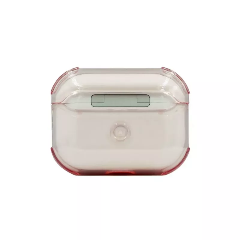 Evelatus Funda protectora de TPU para Apple AirPods Pro rosa transparente