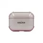 Evelatus Funda protectora de TPU para Apple AirPods Pro rosa transparente