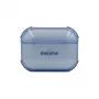 Evelatus Funda protectora de TPU para Apple AirPods Pro azul transparente